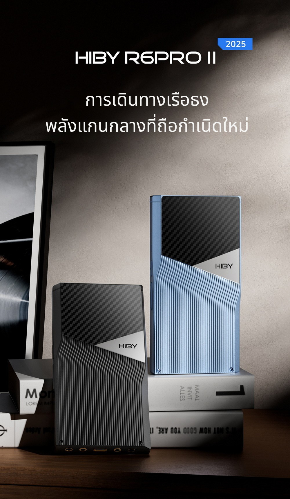 <PreOrder> Hiby R6PRO II 2025 DAP พกพาชิป DAC CS4308P x2 วงจรขยาย Class A/AB รองรับ MQA ประกันศูนย์ไทย