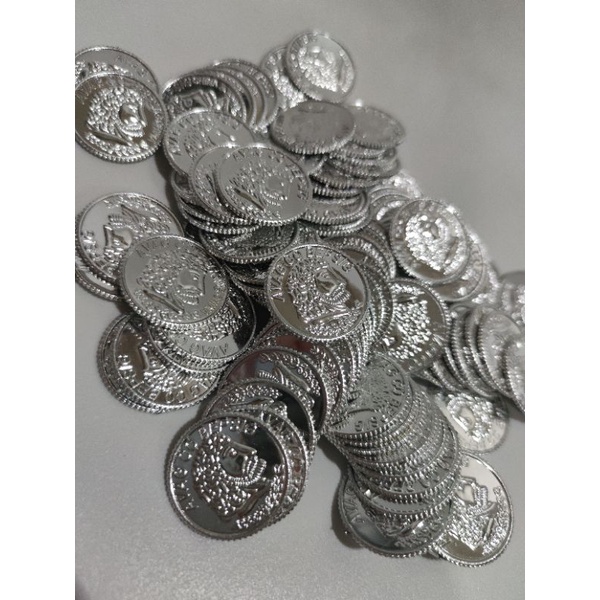 เหรียญทอง💰เงิน เหรียญโจรสลัด ขุมทรัพย์ กล่องสมบัติ เหรียญของเล่น พร้อมส่งจากไทย