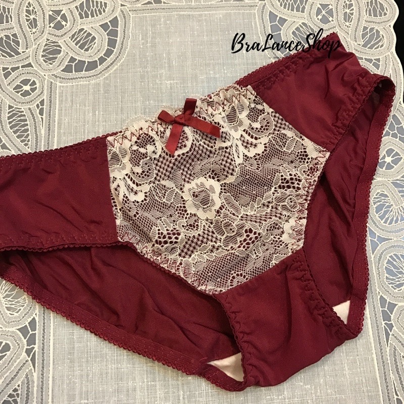 BLS✿0101 Setบรา+กกน. งานลูกไม้ผสมผ้าซาตินนำเข้า