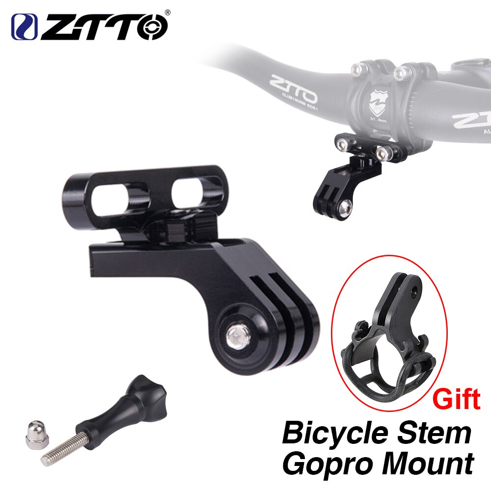 เมาส์ติดสเต็ม ติดกล้อง จักรยาน ZTTO Bicycle Stem Gopro Mount Go pro Camera