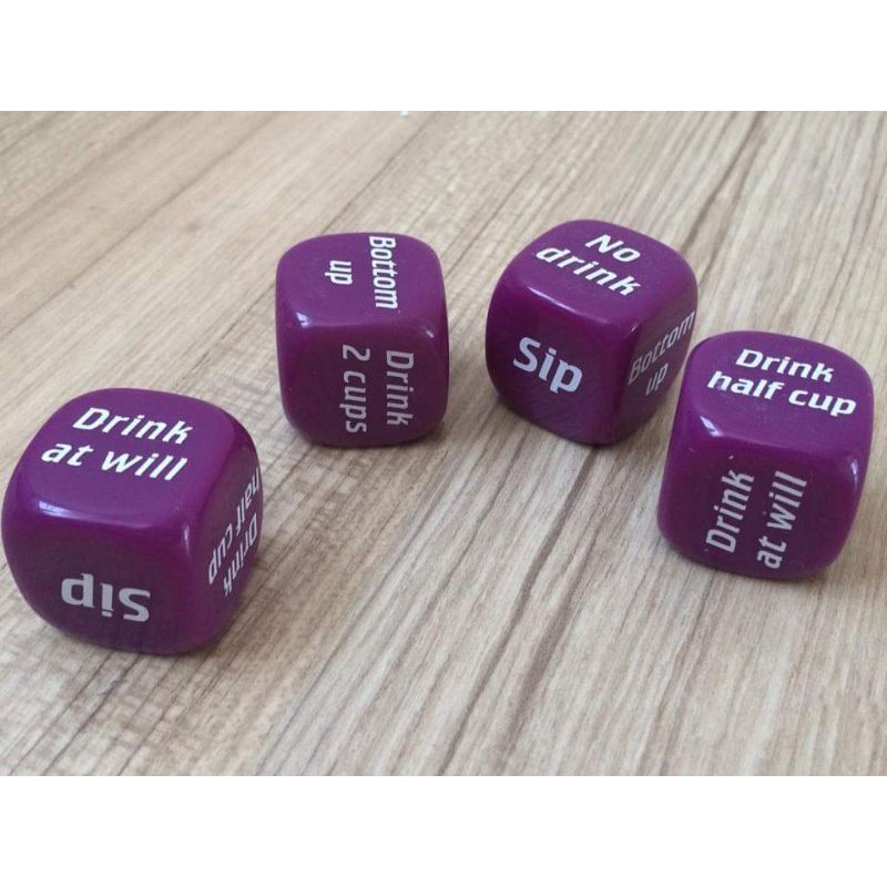 ลูกเต๋ากินเหล้า 🎲ลูกเต๋าวงเหล้า ลูกเต๋าparty🎉พร้อมส่งจากไทย ส่งเร็วมากคะ