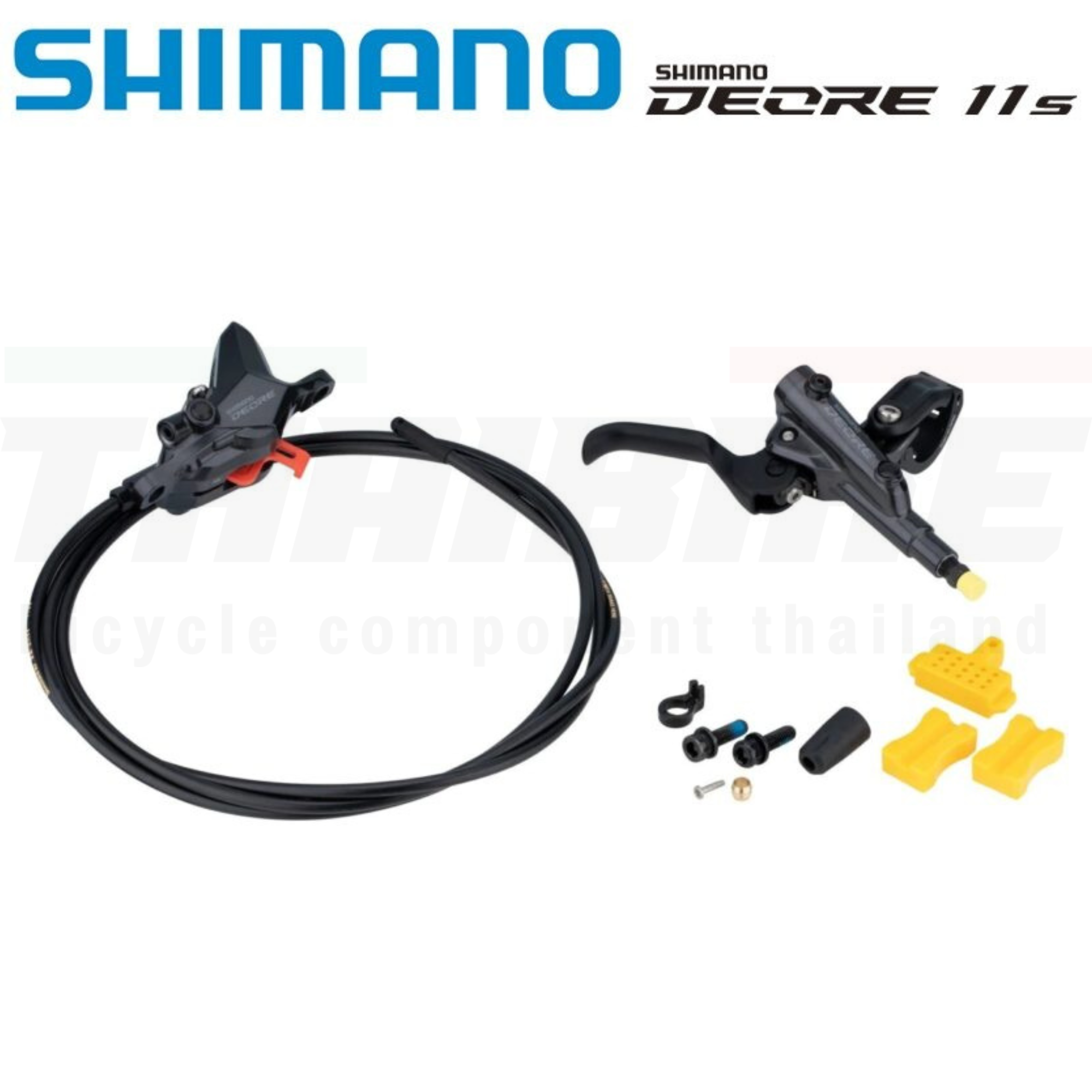 ชุดดิสเบรคจักรยานเสือภูเขา Shimano Deore BL-M6100 + BR-M6100 Hydraulic Disc Brake