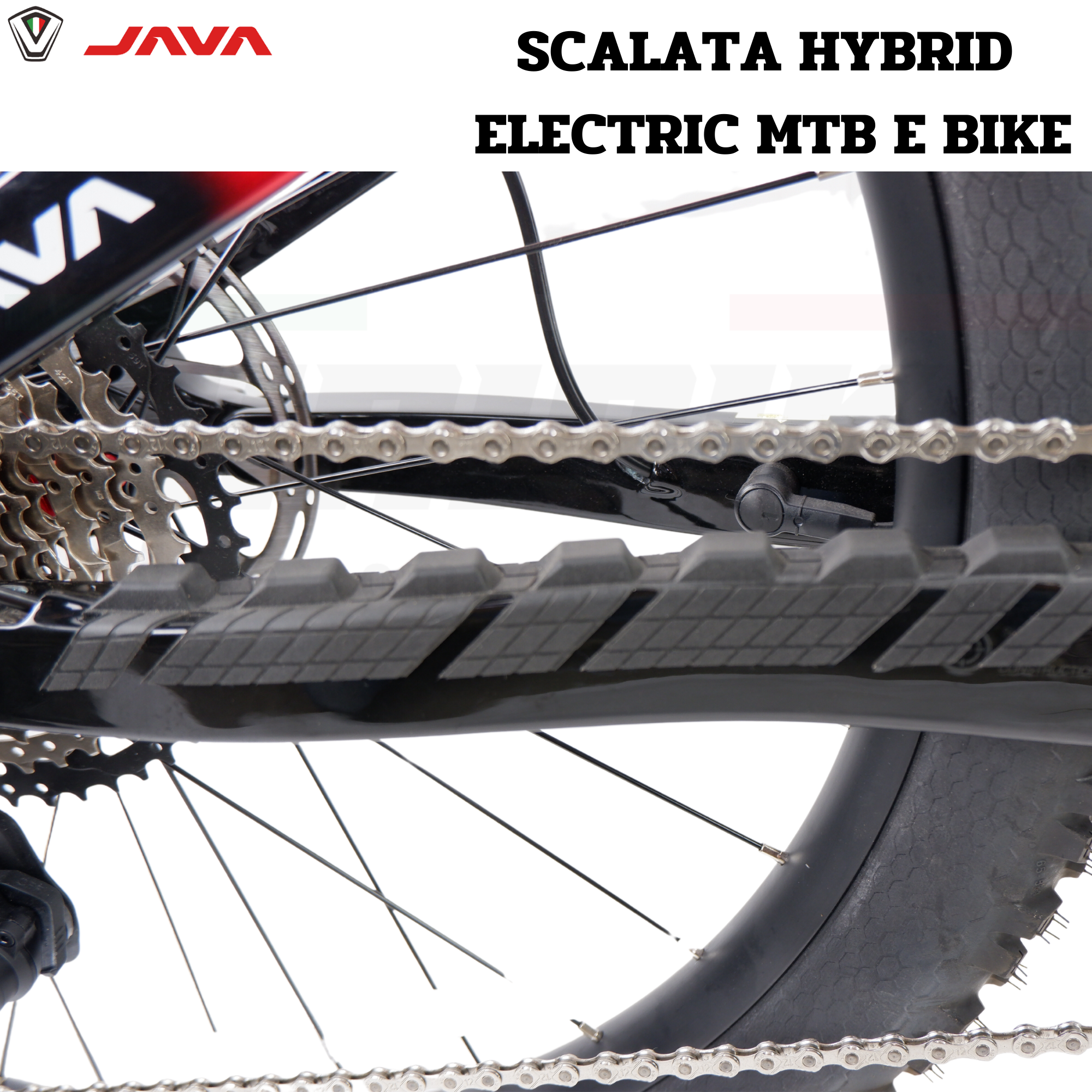จักรยานเสือภูเขา Java J Air SCALATA Carbon Fiber Frame 12 Speed Ebike
