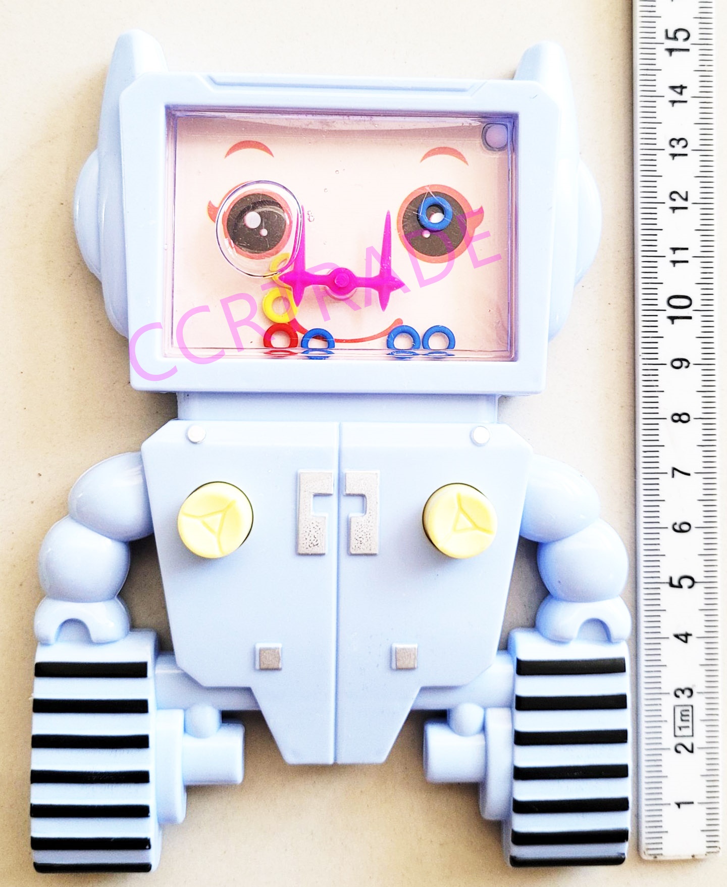 เกมส์กดน้ำหุ่นยนต์สีหวานถาด 10.5x15 ซม.(1x24)