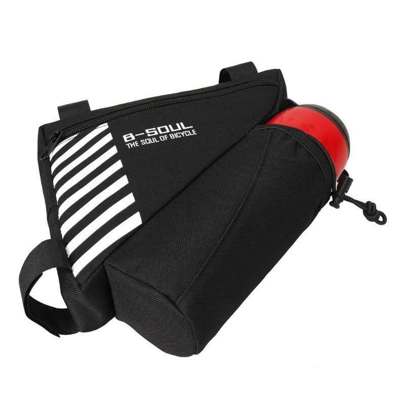 กระเป๋าใต้เฟรมใส่ขวดน้ำ B-SOUL Bicycle Triangle Bag Bike Cycling Water Tube Bottle Frame Front Bag