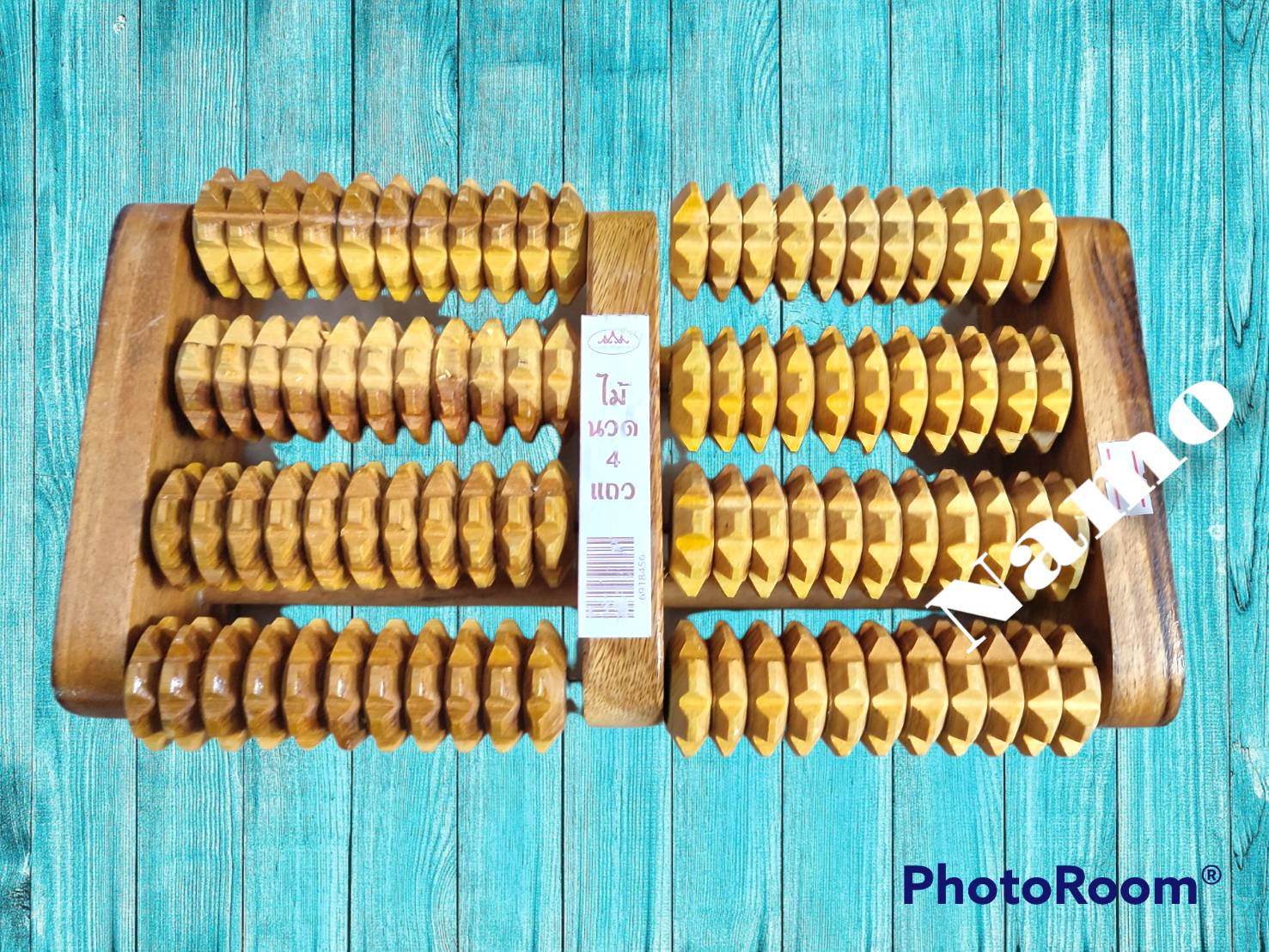 ไม้นวดฝ่าเท้า 4 แถว