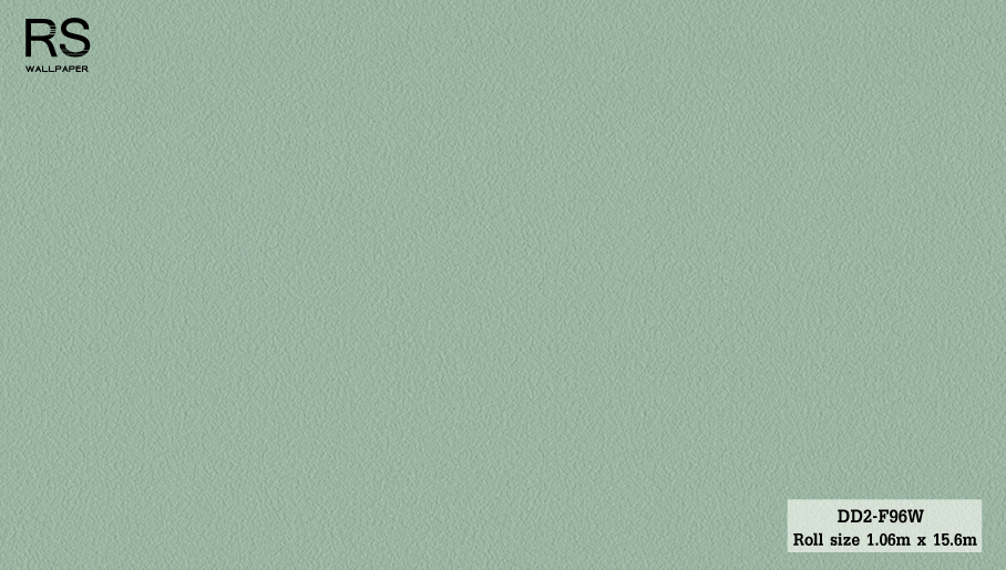 วอลเปเปอร์พื้น สีเขียวมิ้นท์ DD2-F96W