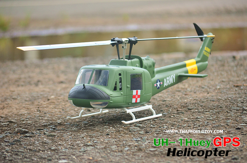 ๊็UH-1 Huey GPS Helicopter 450 FLywing+H1