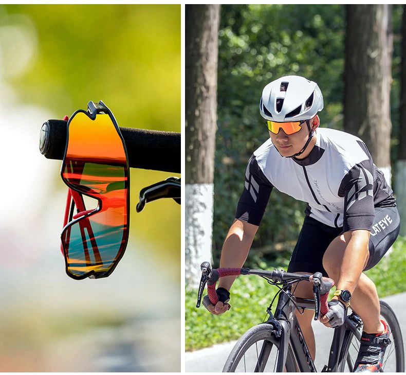 ของแท้ แว่นตาปั่นจักรยาน CATEYE Bikes Polarized / Photochromic V1
