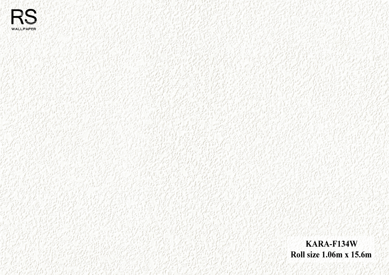 วอลเปเปอร์ สีขาว KARA-F134W