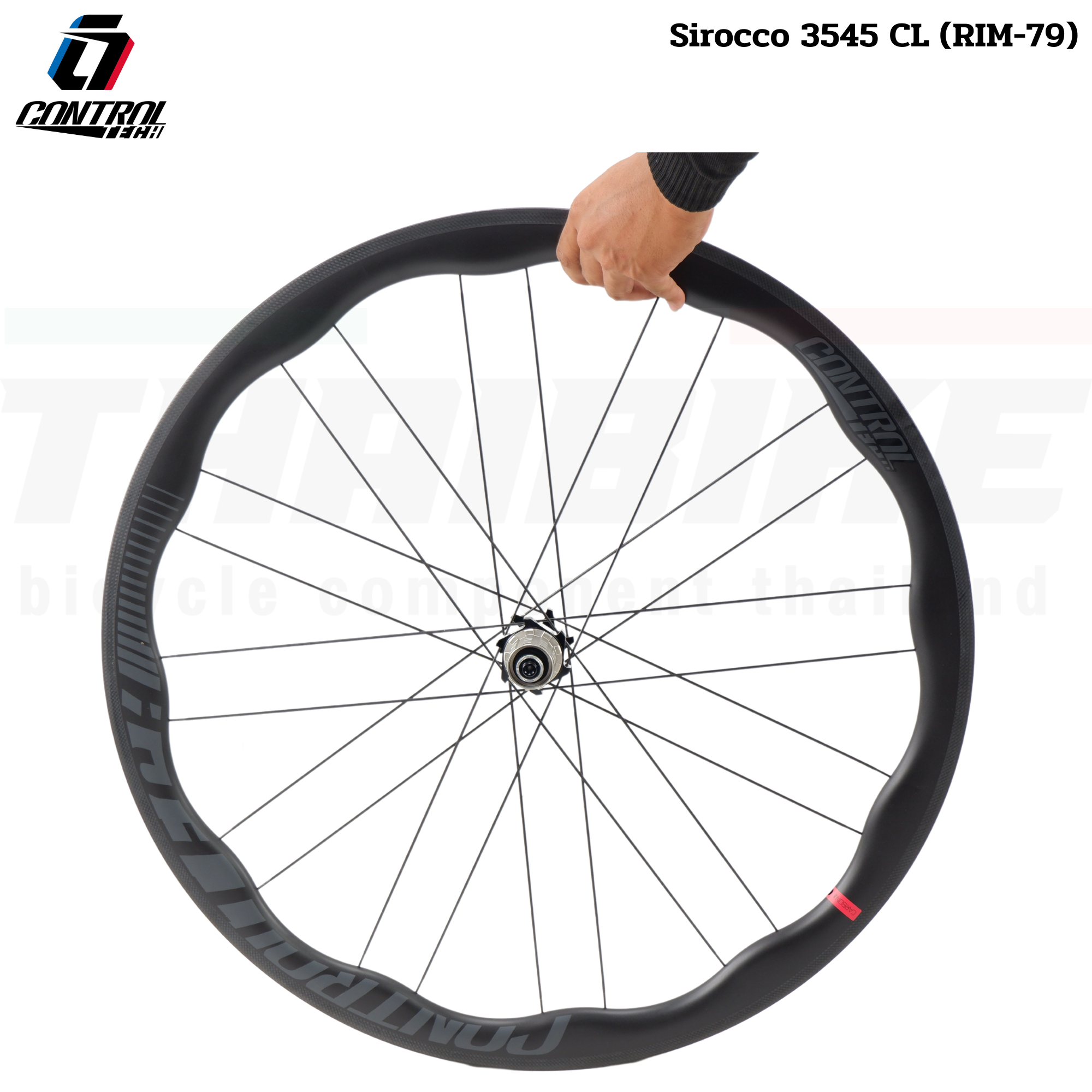 ชุดล้อจักรยานเสือหมอบคาร์บอน CONTROLTECH Sirocco 3545 CL (RIM-79)
