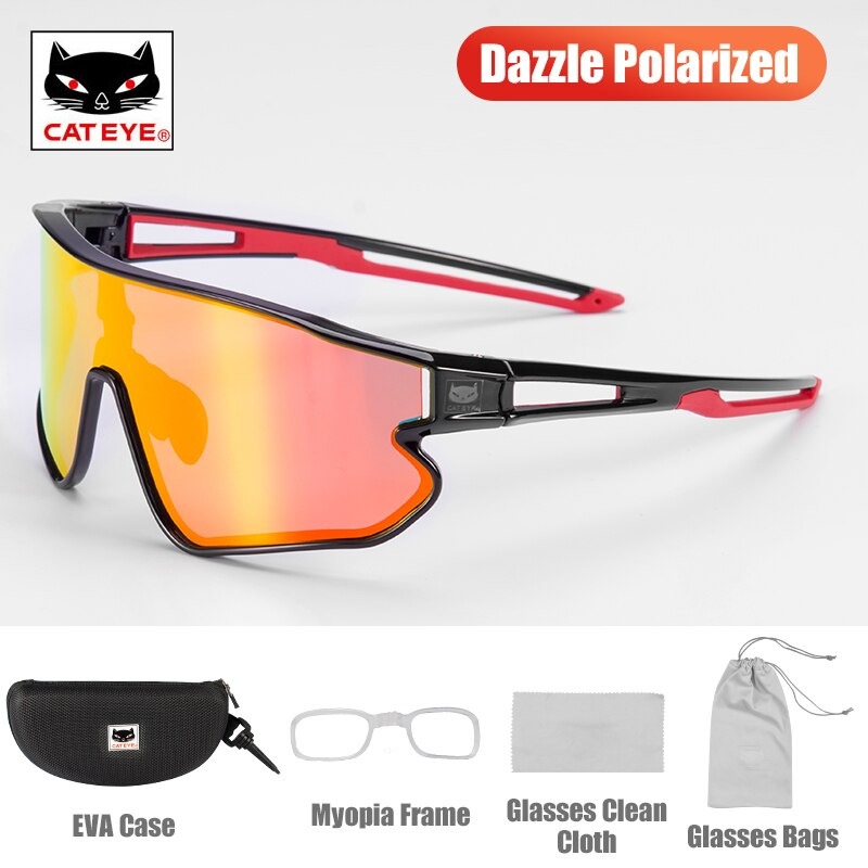 ของแท้ แว่นตาปั่นจักรยาน CATEYE Bikes Polarized / Photochromic V1