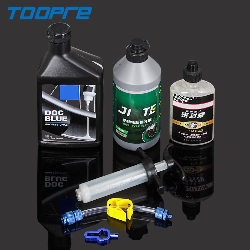 ชุดเติมน้ำยาทำล้อทูบเลสจักรยาน TOOPRE tubeless tire self-rehydration injection tool