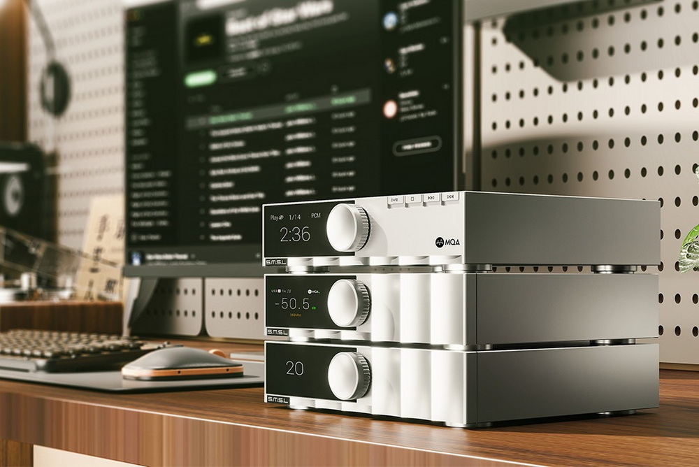 SMSL D200 DAC ตั้งโต๊ะ ชิป ROHM BD34352EKV วงจรนาฬิกา CK-03 รองรับ MQA+MQA CD ประกันศูนย์ไทย