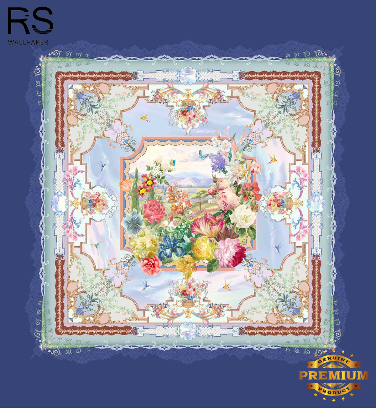 วอลเปเปอร์ ภาพวาด ดอกไม้ J-PREMIUM(สั่งผลิต)