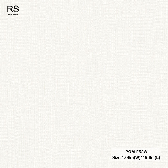 วอลเปเปอร์ลายผ้า สีครีม POM-F52W