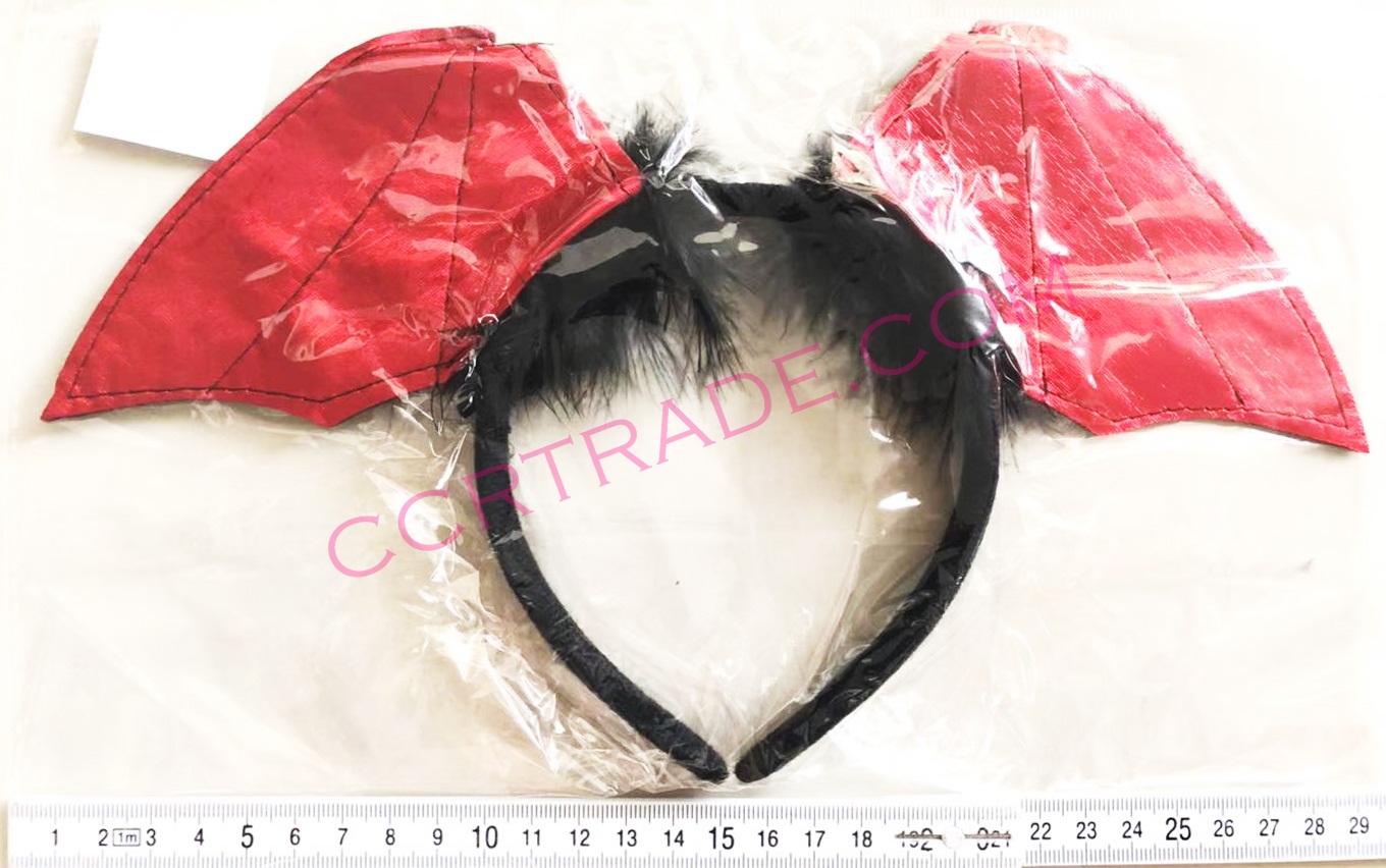 คาดผมปีกค้างคาว 18x30 ซม.