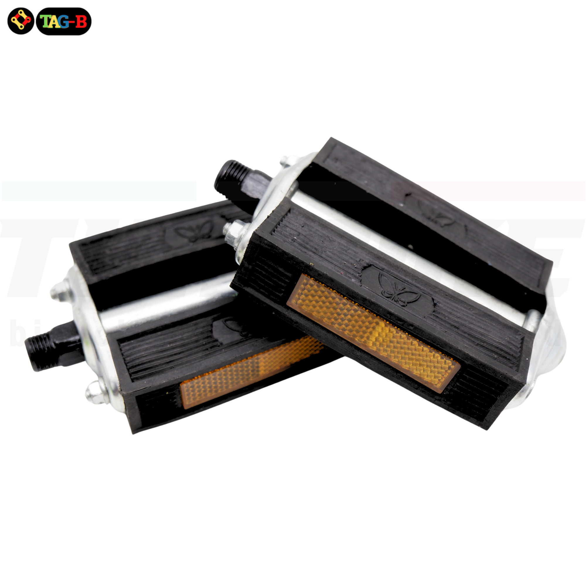 บันไดจักรยานแบบโบราณ มีทับทิมในตัว แกนใหญ่