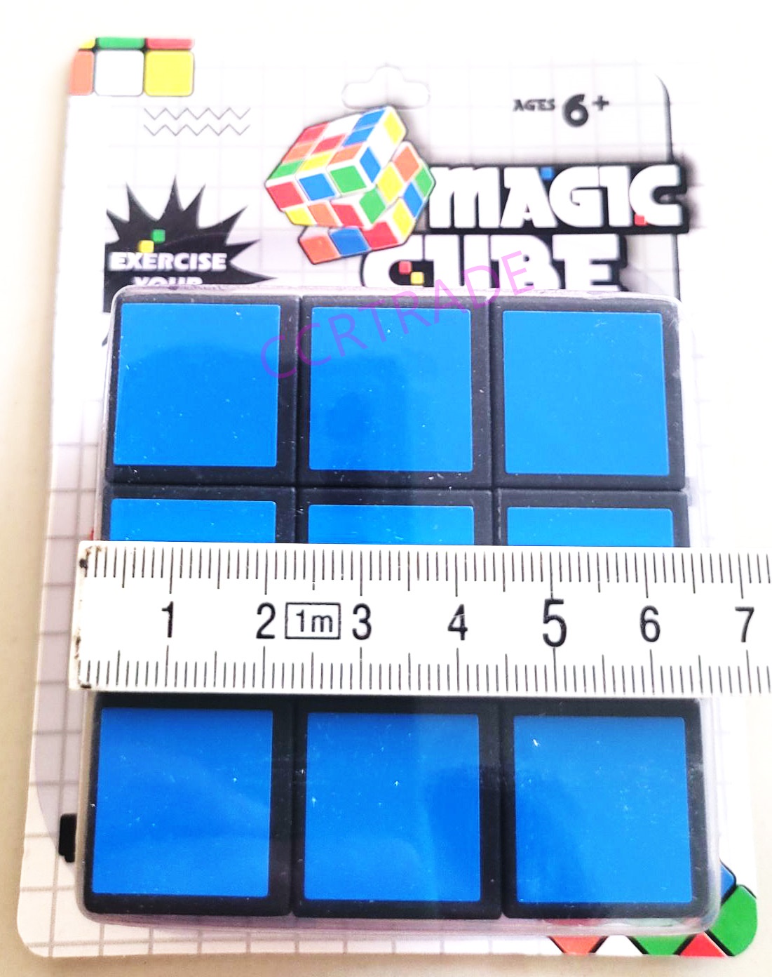 รูบิคสีสดใหญ่แผง 14.5 ซม.(งานห้าง)