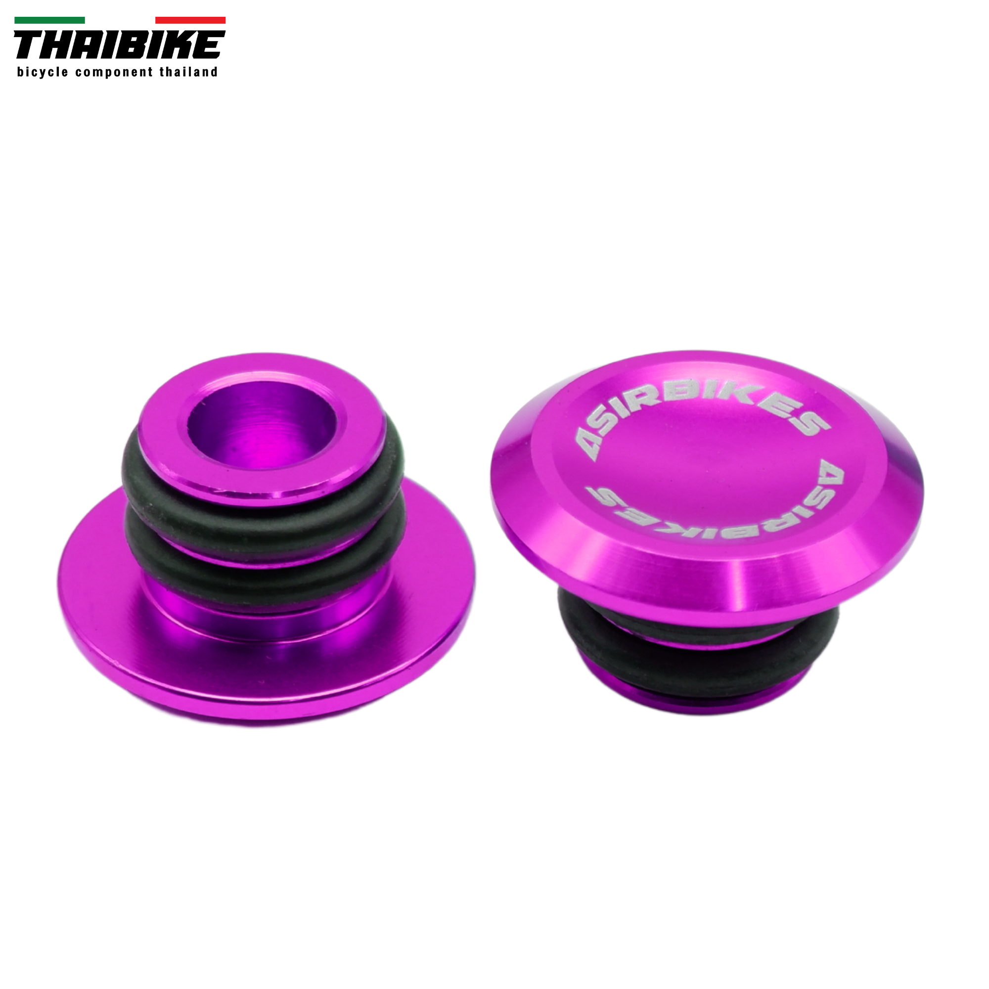 จุกปิดปลายแฮนด์จักรยานเสือหมอบ เสือภูเขา อลูมิเนียม CNC ยี่ห้อ ASIRBIKE/FMF