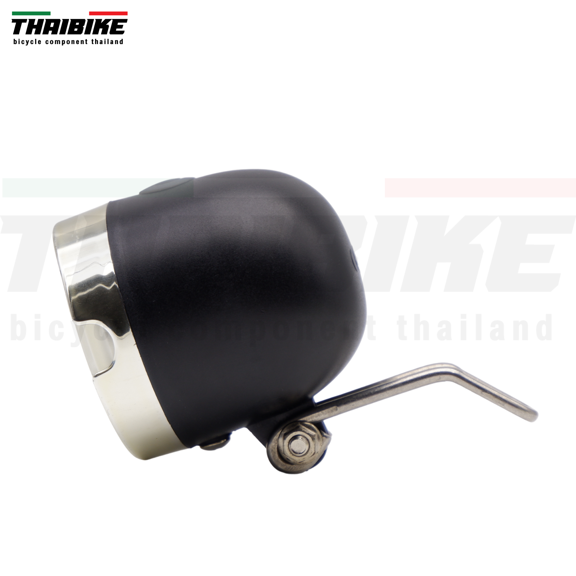 ไฟหน้าจักรยานวินเทจ ทรงกลม THAIBIKE ใช้ถ่าน มีถ่านแถมฟรี