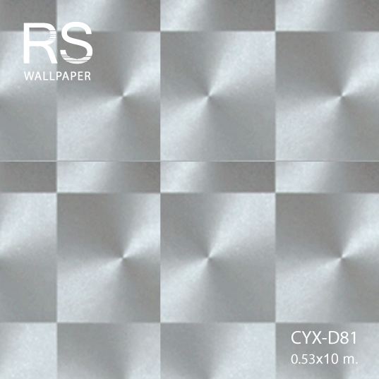 วอลเปเปอร์ลายกราฟฟิค สีเทา CYX-D81