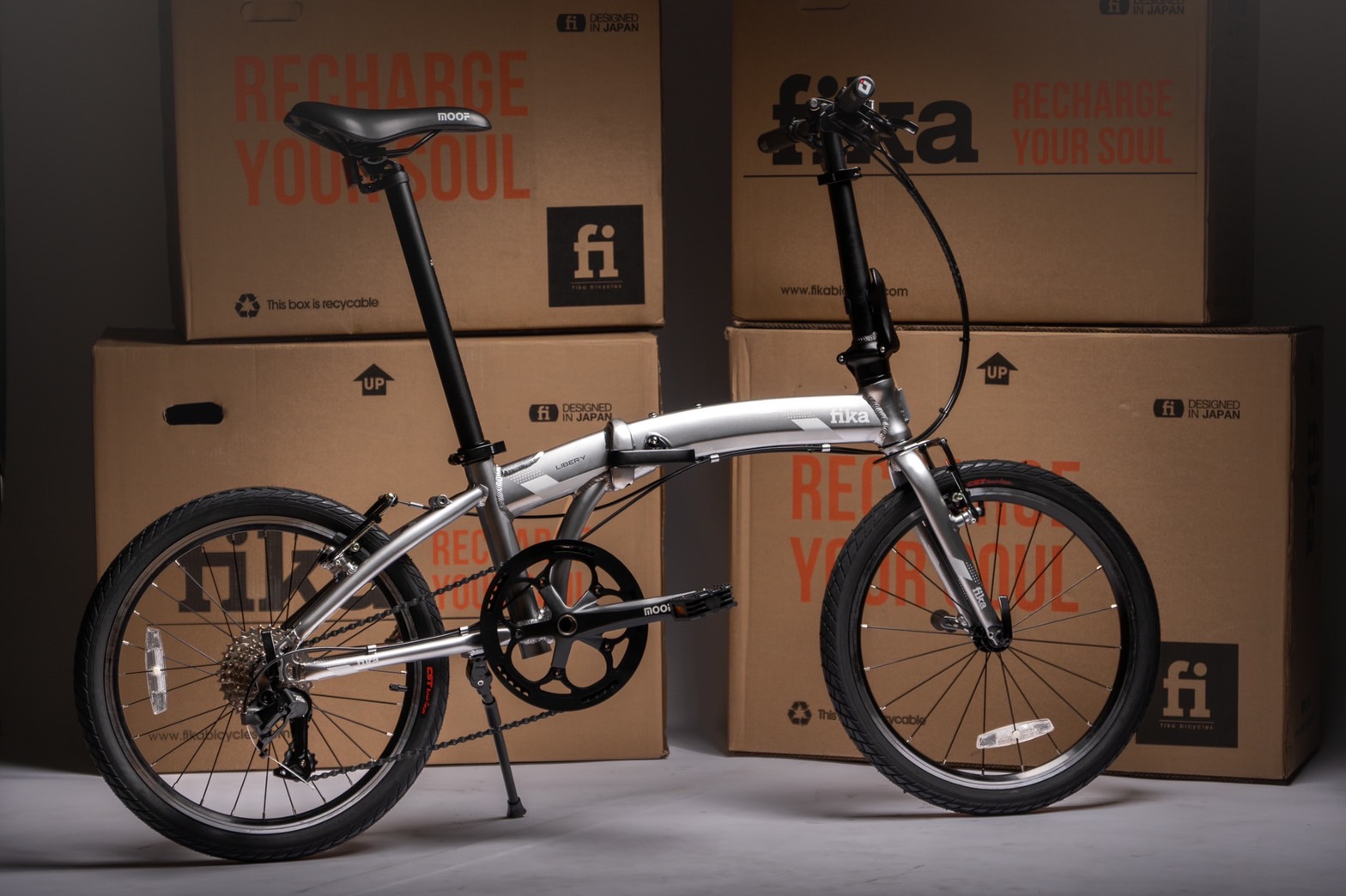 Fika LIBERY จักรยานพับได้ ล้อ 20" 8 สปีด น้ำหนักเบาเพียง 10.5 กก.