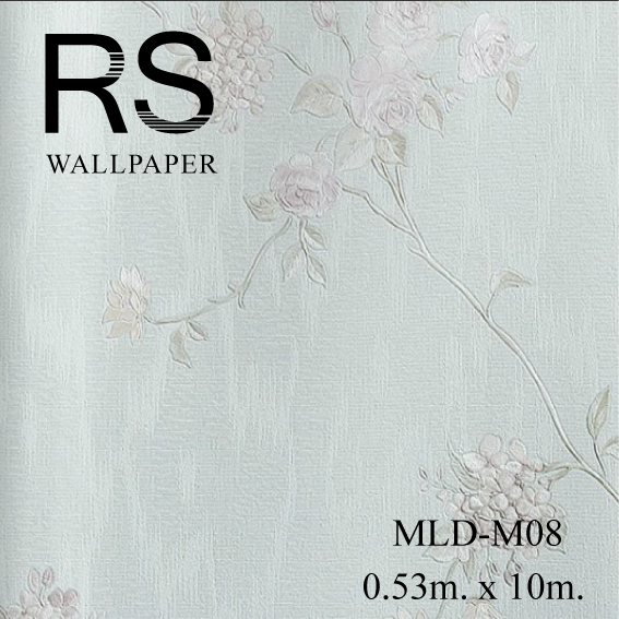 วอลเปเปอร์ลายดอกไม้ MLD-M08
