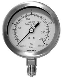 FANTINELLI Pressure Gauge Serie SP 2308 G1P DN63, DN100