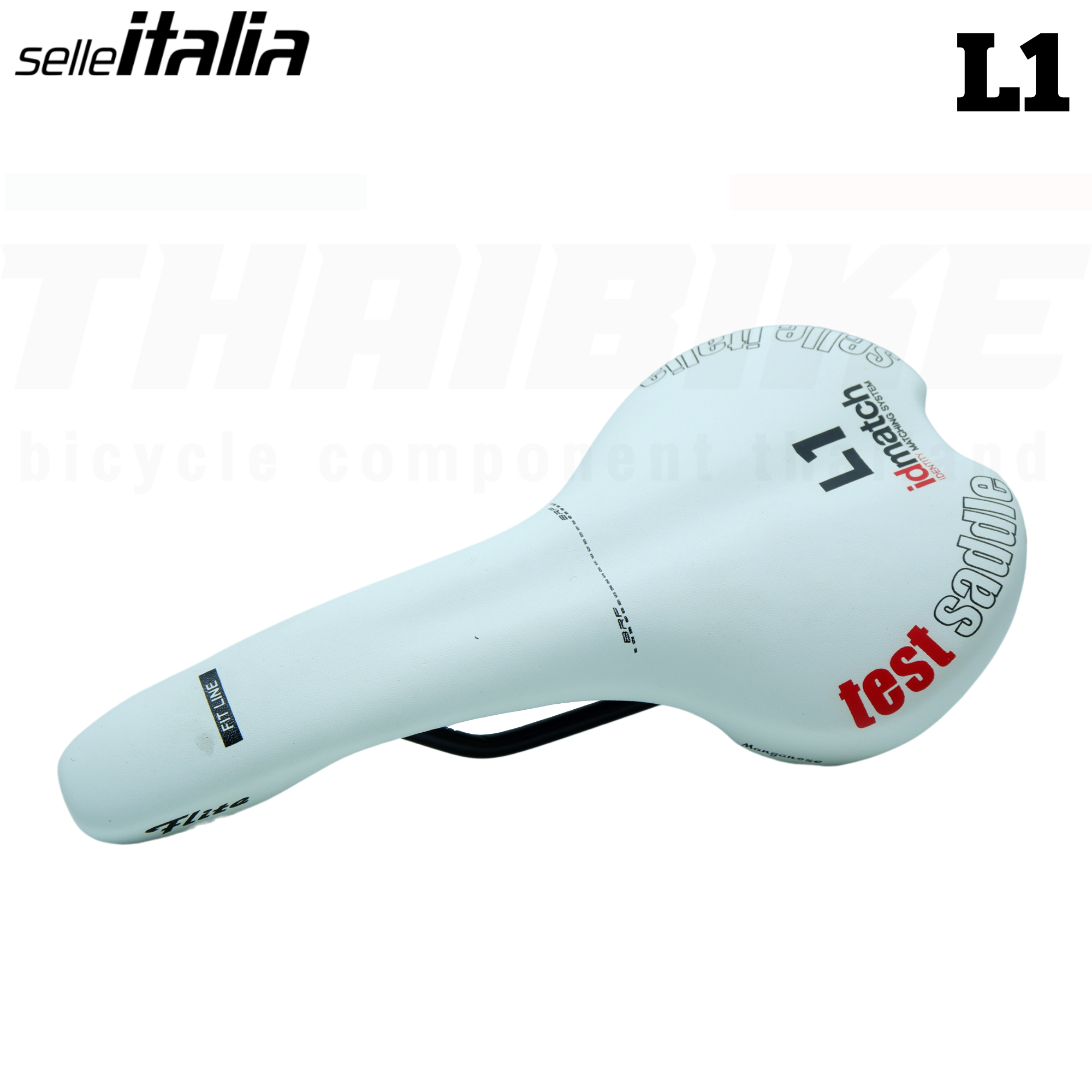อานจักรยานเสือหมอบ เสือภูขา ของใหม่ รุ่นเทสสีขาว SELLE ITALIA S1 S2 S3 L1 L2 L3