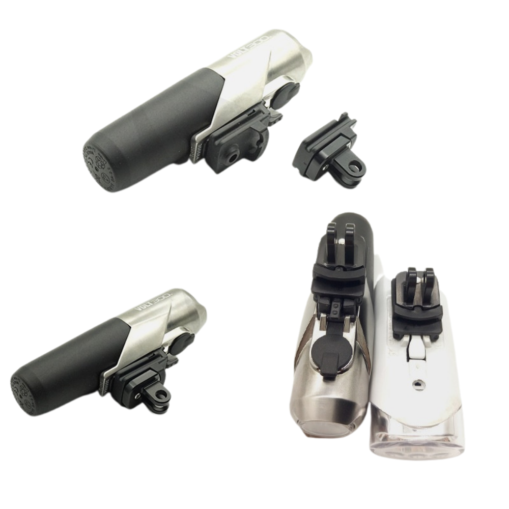 adapter CORKI ใส่ไฟจักรยาน CATEYE VOLT สำหรับรูกล้อง GOPRO