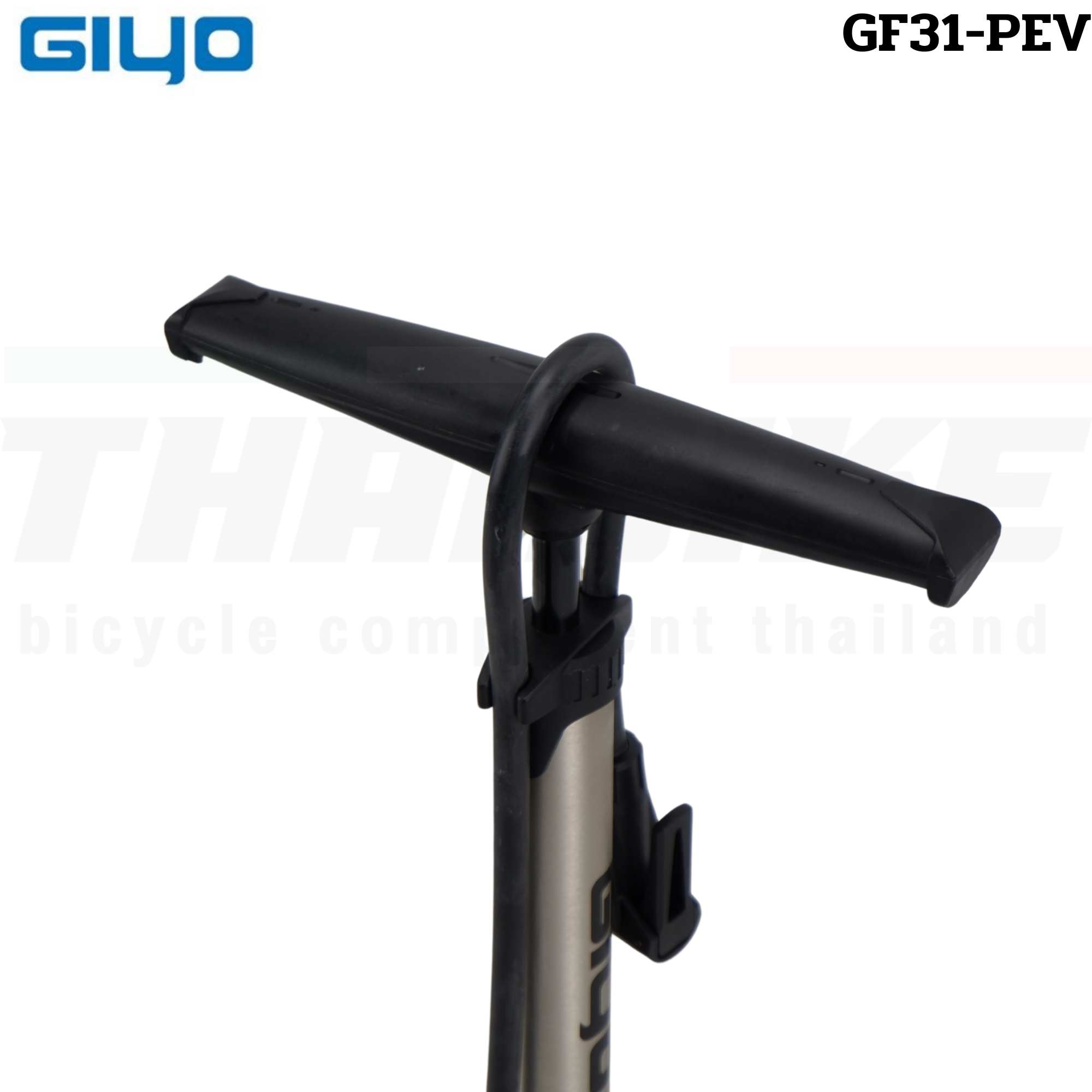 สูบจักรยานแบบตั้งพื้น GIYO GF-31PEV 160PSI สูบได้สองหัว สูบตั้งพื้น