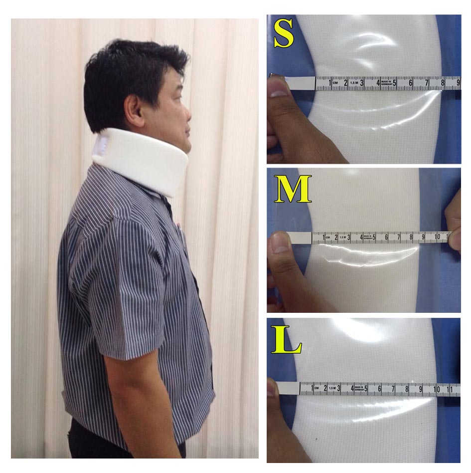FIRSTPHYSIO เฝือกอ่อนพยุงคอ Soft Collar ซัพพอร์ตคอ พยุงคอ เผือกคอ เฝือกพยุงคอ (Collar) ชนิดอ่อน