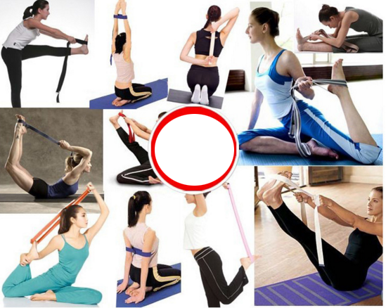 เชือกเข็มขัดโยคะ yoga strap