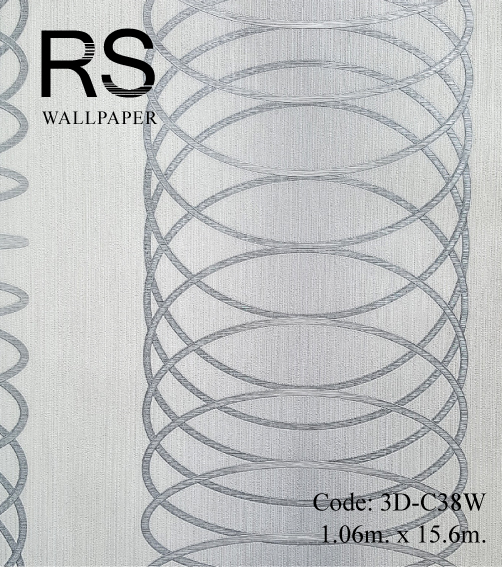 วอลเปเปอร์ลายกราฟฟิค 3D-C38W