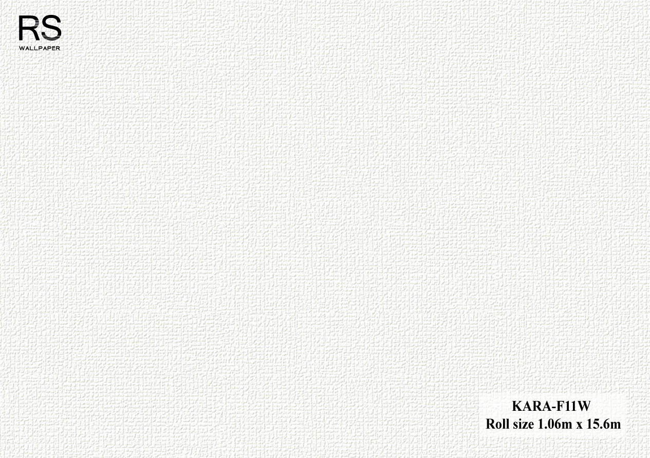 วอลเปเปอร์ สีขาว KARA-F11W