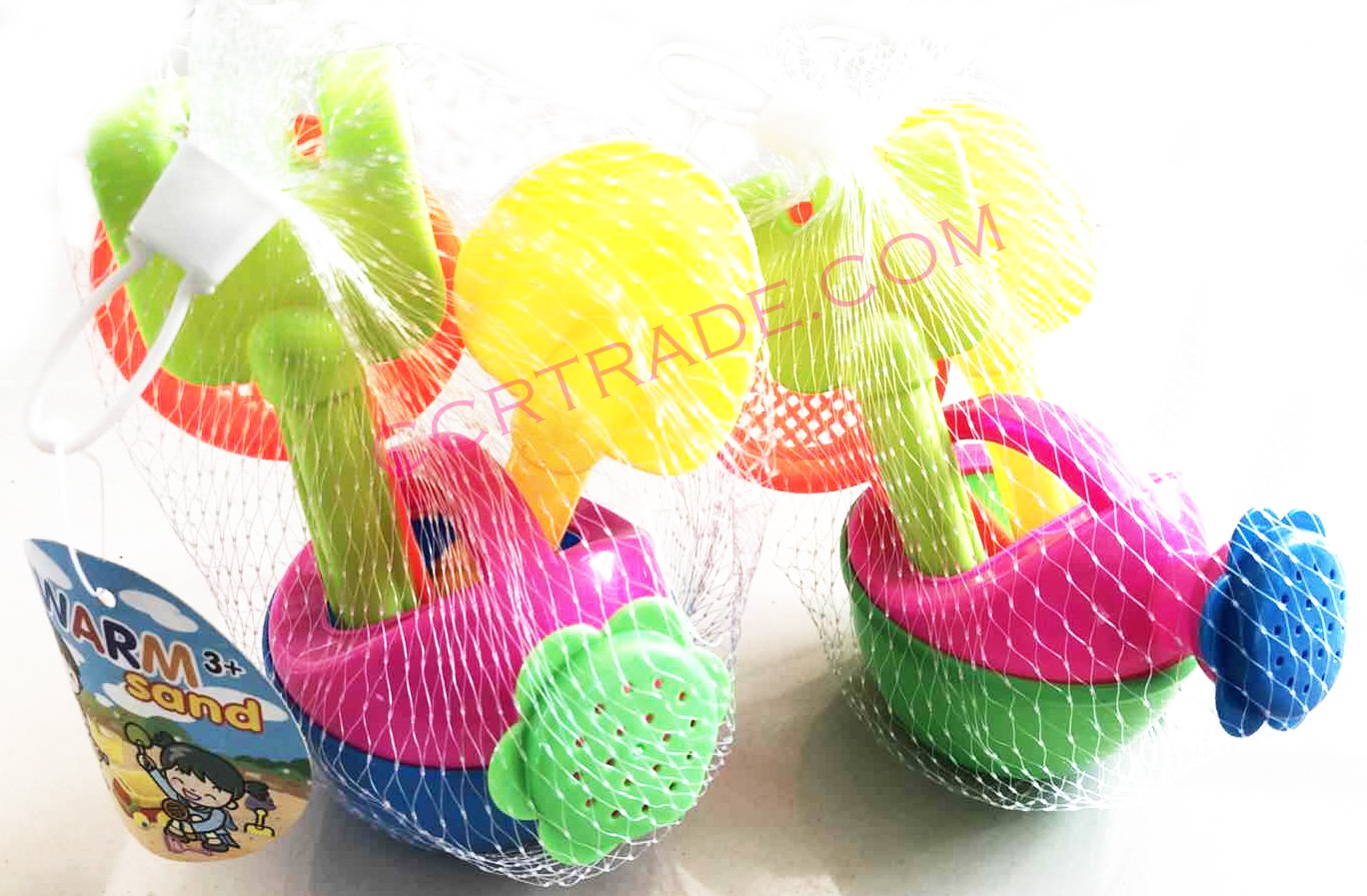 การดน้ำเล่นทราย+อุปกรณ์ถุงตาข่าย 15 ซม.