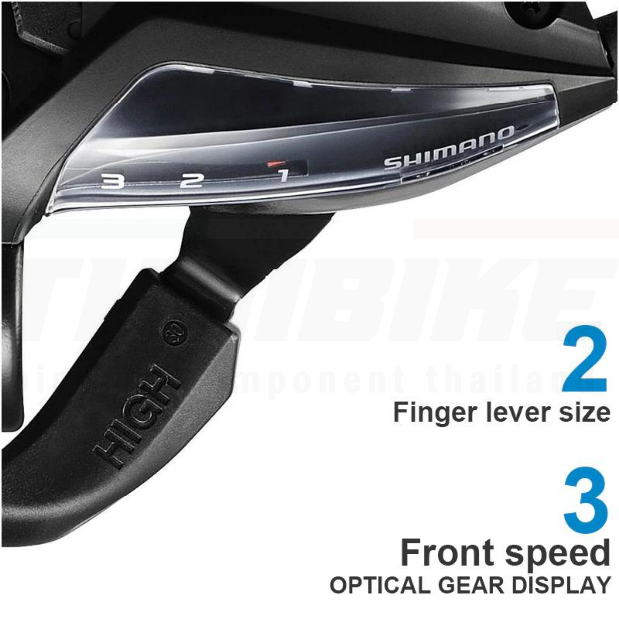 มือเกียร์จักรยานติดมือเบรค SHIMANO ACERA, STEF500, 3X7SPD 3X8SPD มีกล่อง