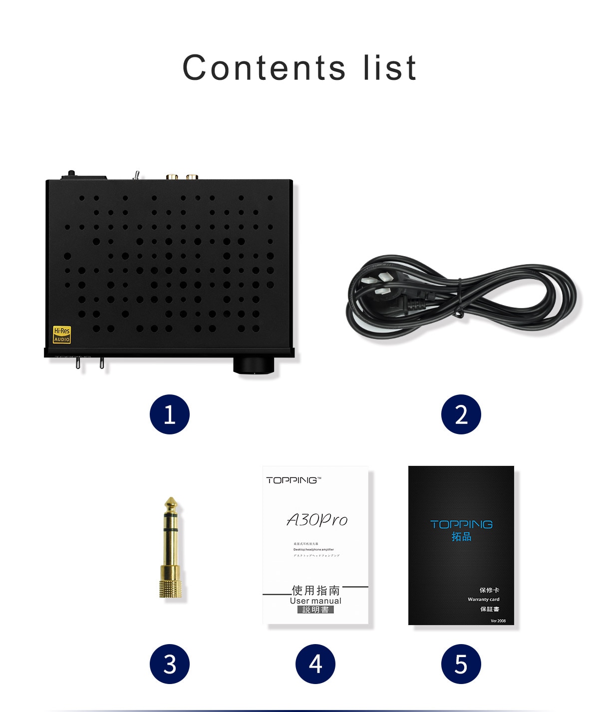 ขาย Topping A30 PRO Amplifier แอมป์หูฟังตั้งโต๊ะ ประกันศูนย์ไทย