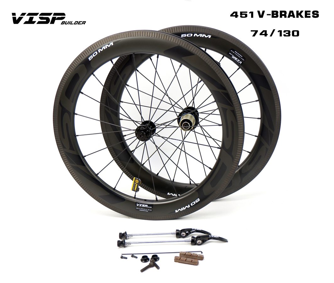 ล้อคาร์บอน VISP สำหรับจักรยานล้อ 20 นิ้ว 451