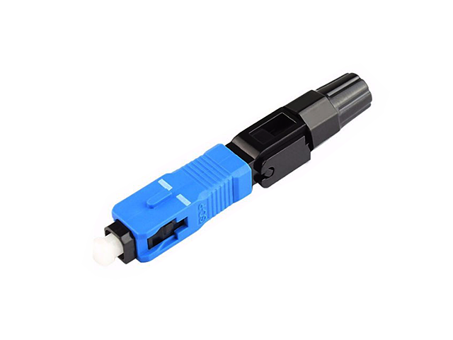 SC Fast Connector SC/UPC(สีฟ้า)แบบแพ็ค สำหรับ เข้าหัวสาย Fiber Optic ด้วยตนเอง