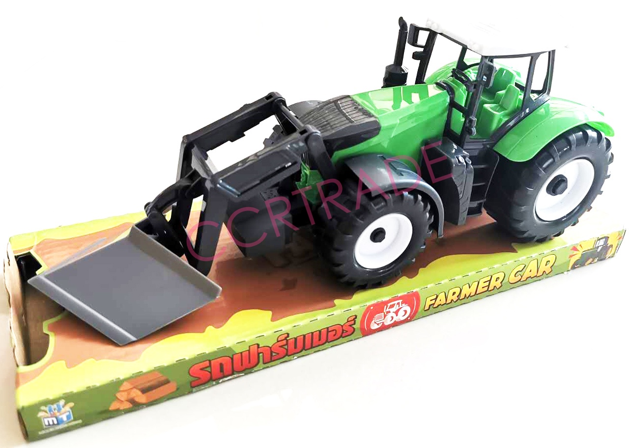 รถทำฟาร์มสีสด มีลานฝาครอบ 11x32.5 ซม.(1x3)