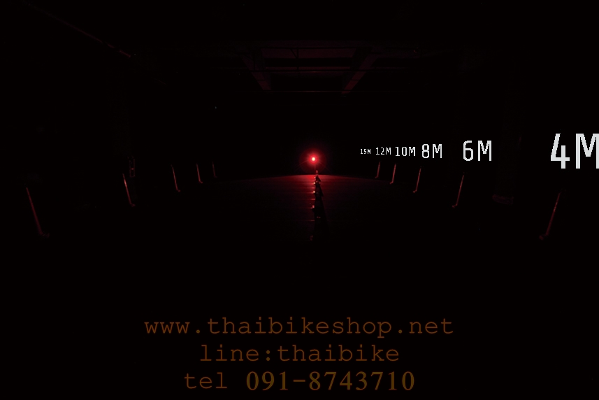 ไฟท้ายจักรยาน MOON PULSAR แบบใช้ถ่าน