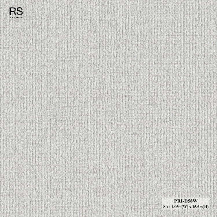 วอลเปเปอร์สีพื้น เทาอ่อน PRI-D58W