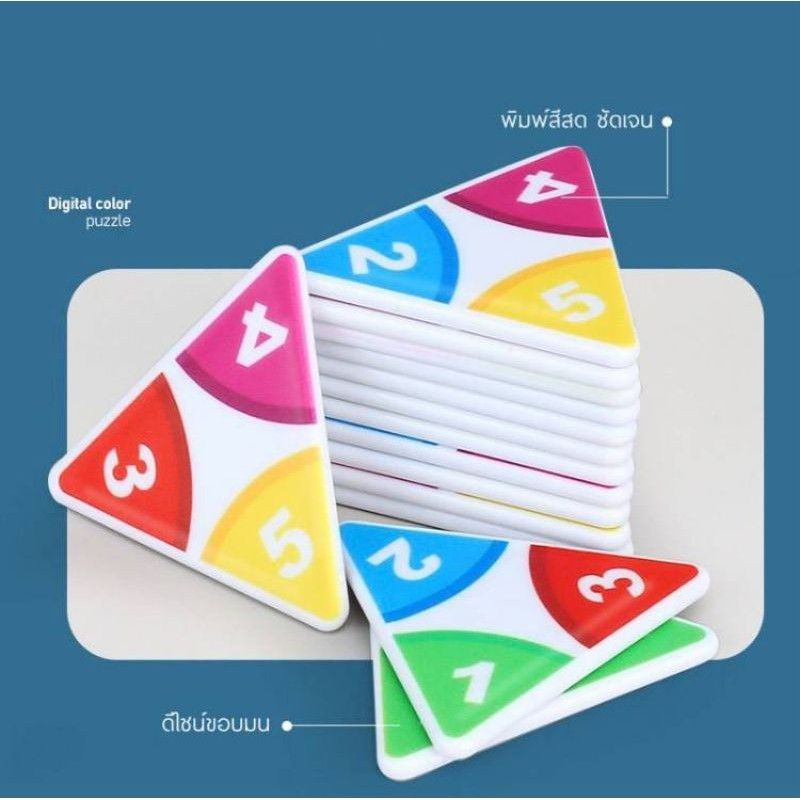 เกมโดมิโน่สี puzzles color ของเล่นเสริมพัฒนาการ 🎯พร้อมส่งจาก กทม ส่งไว‼️