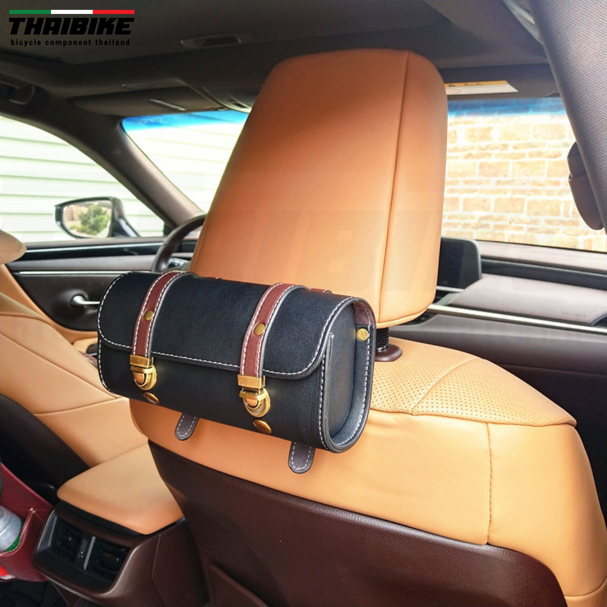 กระเป๋าหน้าแฮนด์จักรยาน กระเป๋าใต้อานจักรยานวินเทจ THAIBIKE VINTAGE