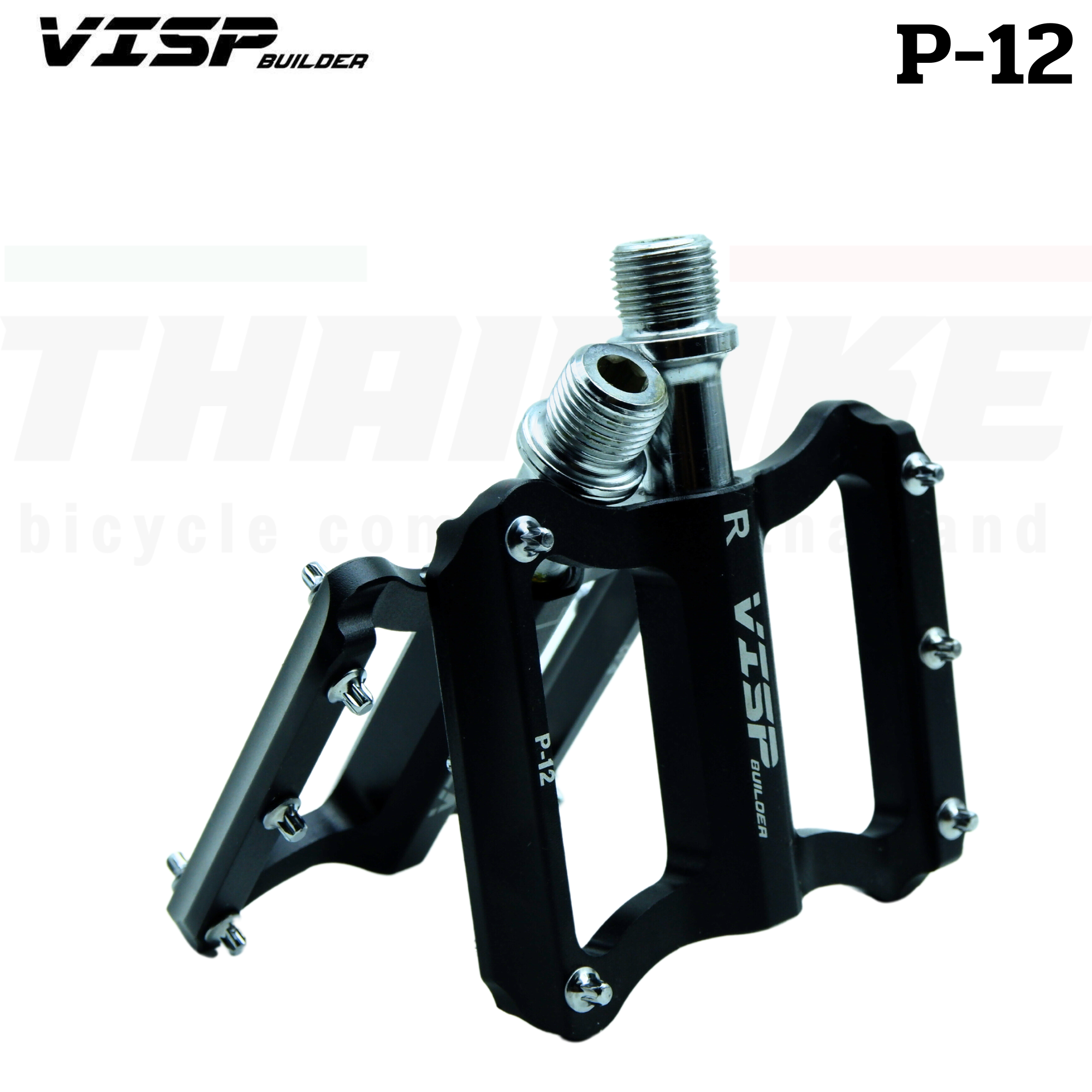 บันไดจักรยานเสือหมอบ เสือภูเขา VISP P-11 P-12 อลูมิเนียม น้ำหนักเบา งานCNC