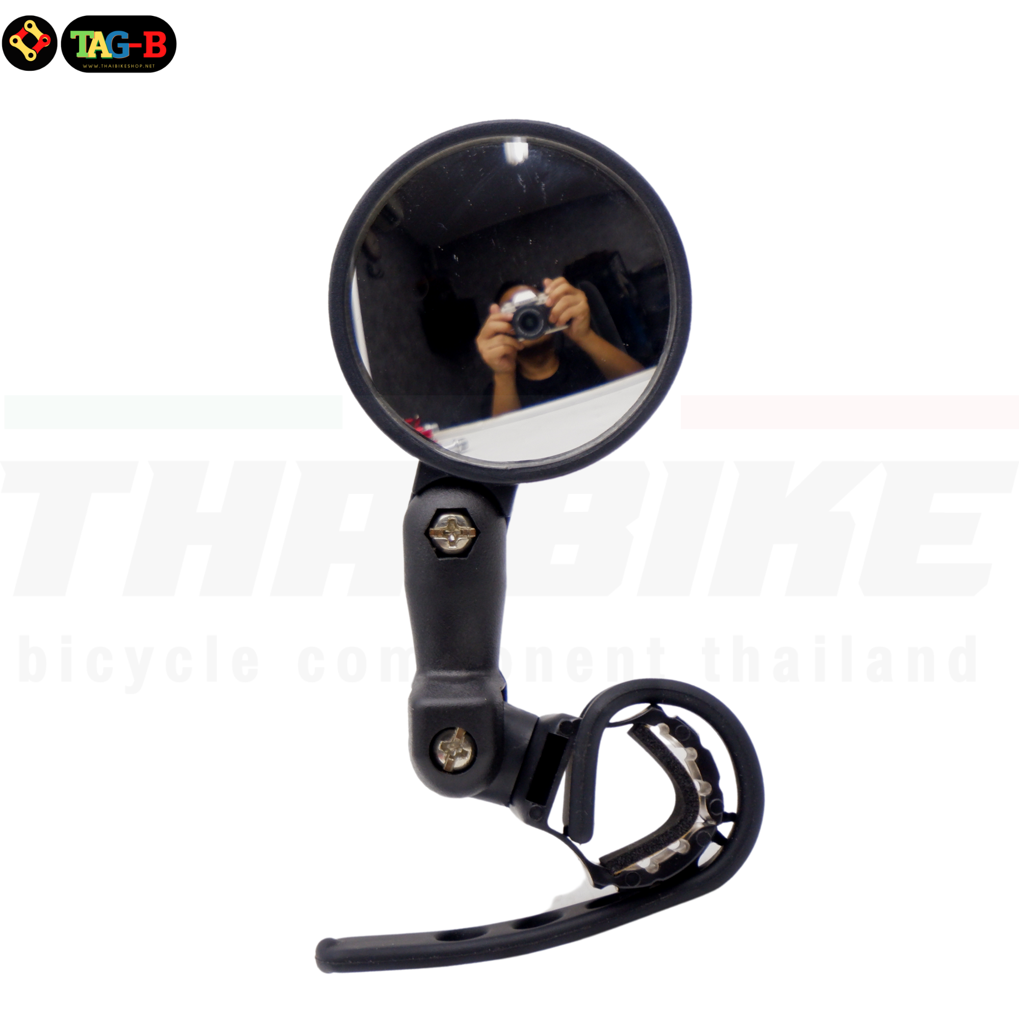 กระจกมองหลังจักรยาน ยี่ห้อ 3D-BIKE มีแบบเสียบ กับแบบปลดเร็ว ติดได้ทั้งซ้ายและขวา