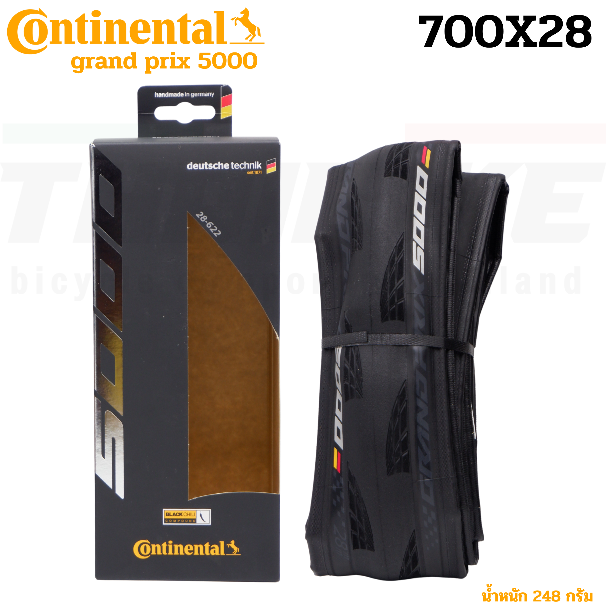 ยางนอกจักรยานเสือหมอบ Continental Grand Prix GP5000 tire 700x23/25/28