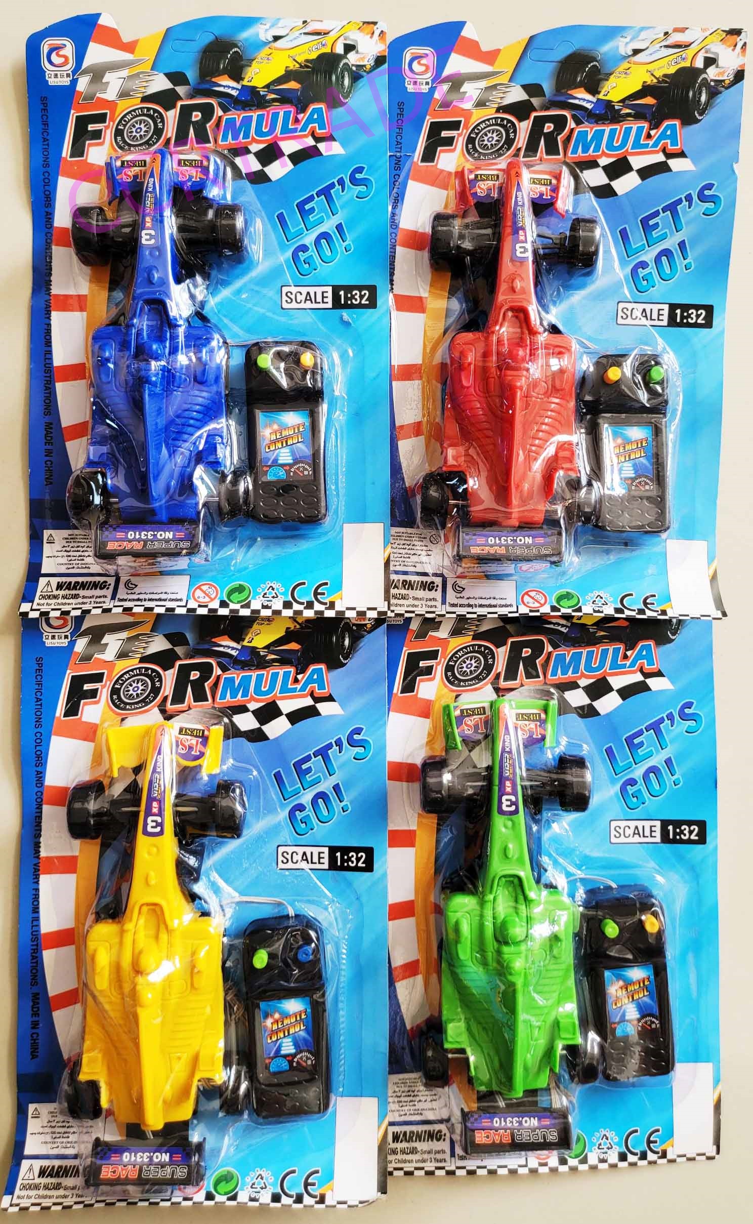 รถแข่ง F1 บังคับ+รีโมทแผง 26 ซม.